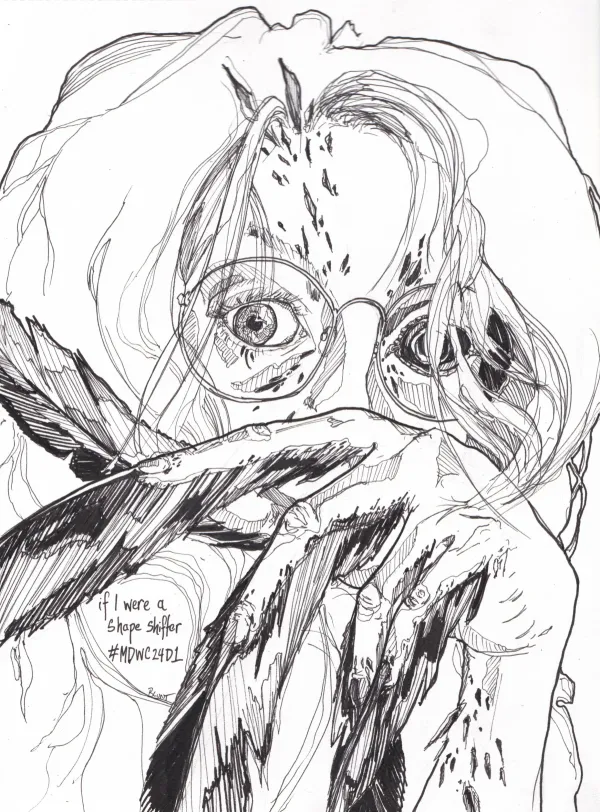 Mab's Drawloween 2024 Day 1 