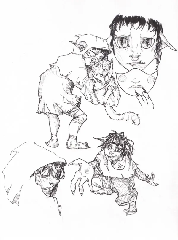 Mab's Drawloween 2024 Day 9