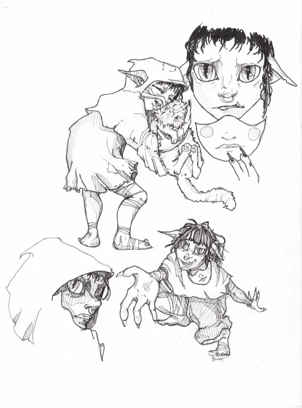 Mab's Drawloween 2024 Goblin