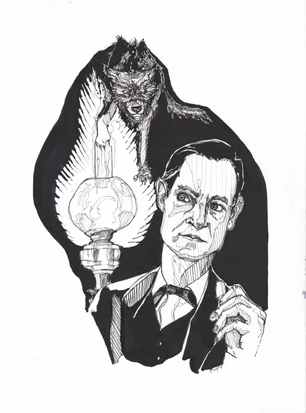 Mab's Drawloween 2024 Hellhound