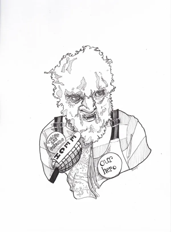 Mab's Drawloween 2024 Werewolf